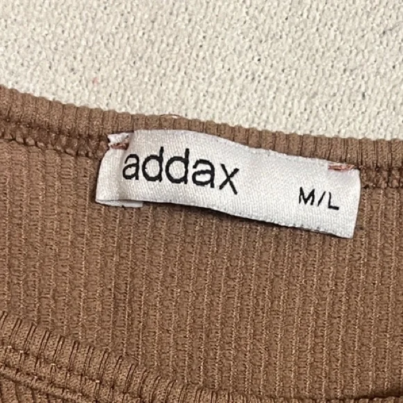 Brown Ribbed Tank Top - Picture 2 of 2